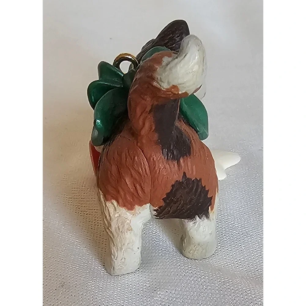 Hallmark Keepsake Ornament 2008 Calico Kitten Tipped Milk Santa Mug Brown White